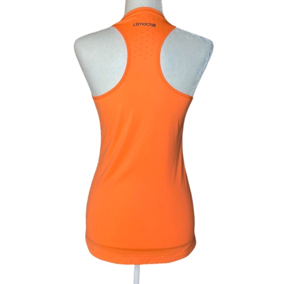 ADIDAS Embellished Orange Tank Top Size Small - Picture 2 of 8